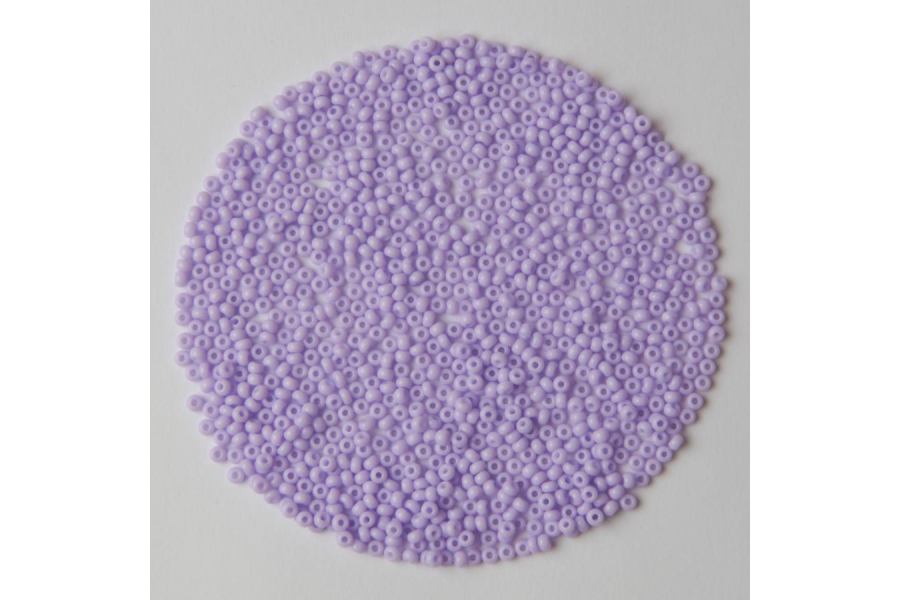 Бісер Preciosa 03223 №10 крейда кольоровий бузковий 2,3 мм