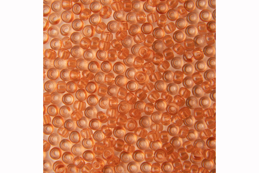 Бісер Preciosa 01185 №10 кришталь сольгель оранжевий 2,3 мм