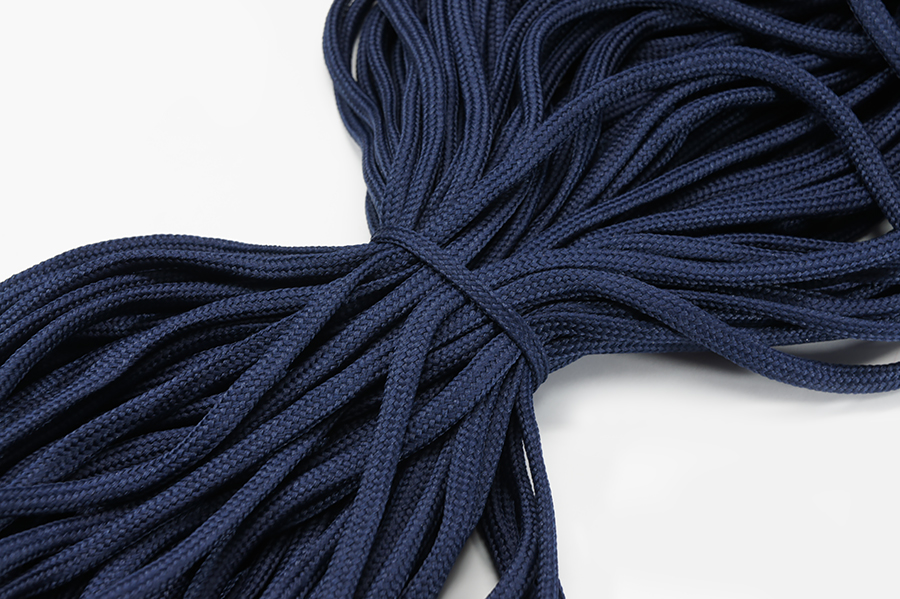 Шнур 6.0 мм для взуття 1-34 Лента синій темний
