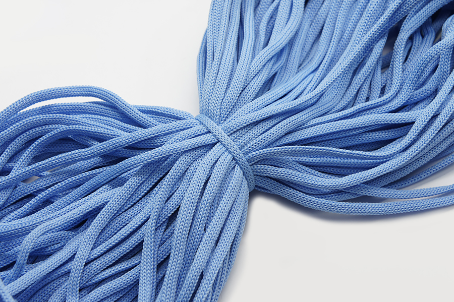 Шнур 5.0 мм для взуття 1-39 Лента блакитний світлий