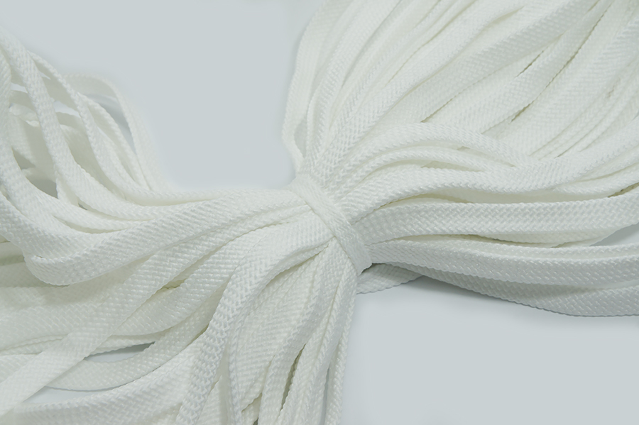 Шнур 9.0 мм для взуття білий