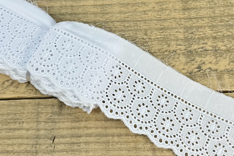 Прошва бавовна 65 мм SinemBro прошва 4BF22-65-white