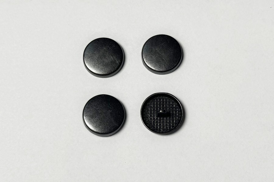 Гудзик на ніжці 20 мм Mertbutton метал чорний CN-26