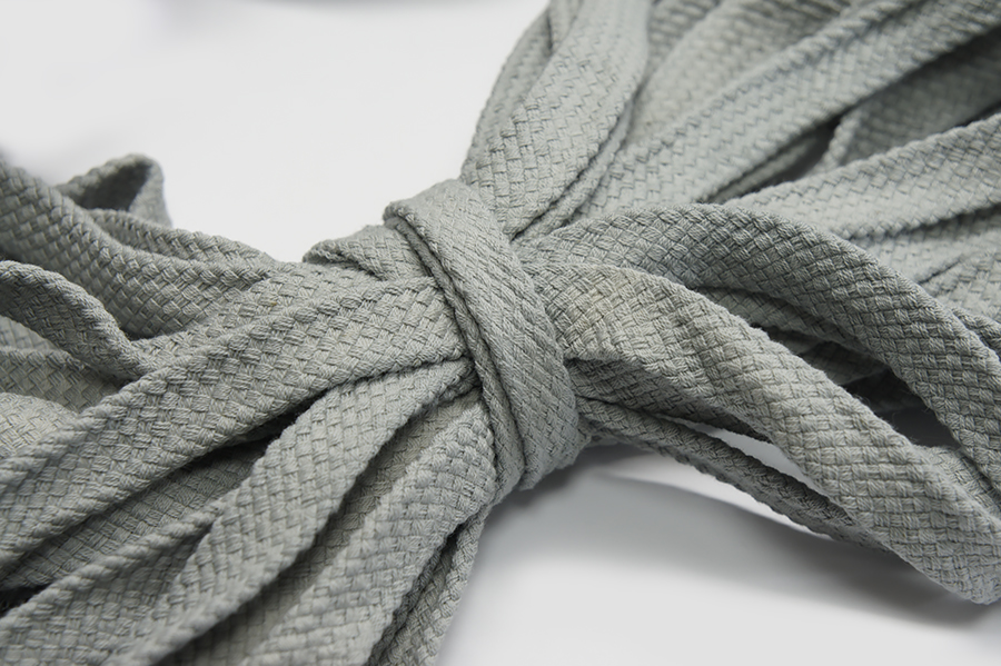 Шнур 15.0 мм для взуття (бавовна) сірий блідий