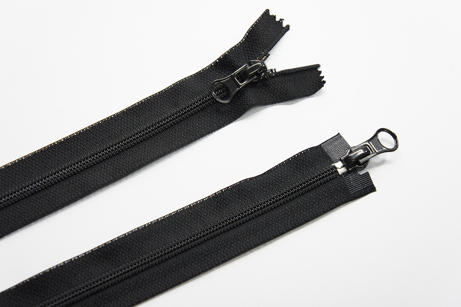 Блискавка Тип 6, 2 замка чорний 85 см