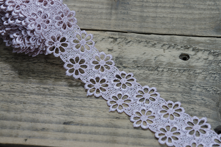 Мереживо гіпюр 45 мм SinemBro рожевий 4G4092-45-1294