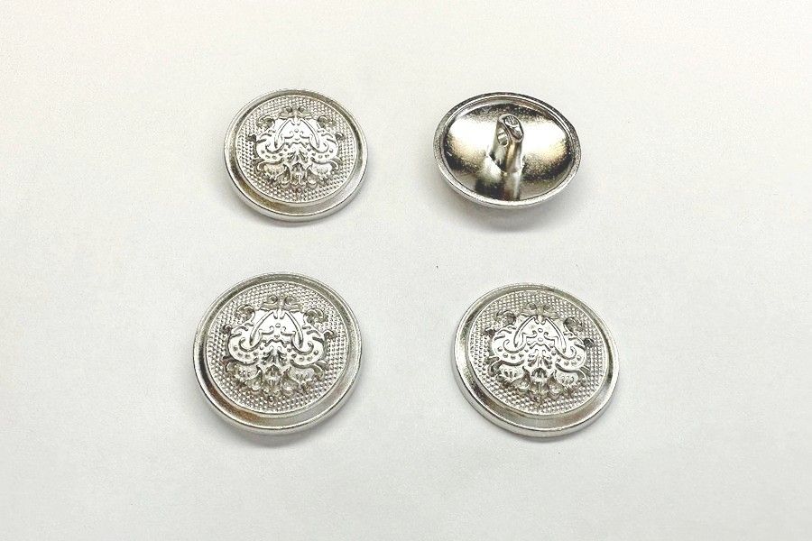 Гудзик на ніжці 23 мм Mertbutton нікель SMB-7165