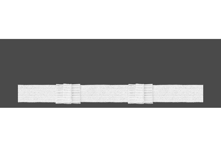Тасьма для збірки 25 мм коеф. 1:2, бантова прозорий 5-25-200-5