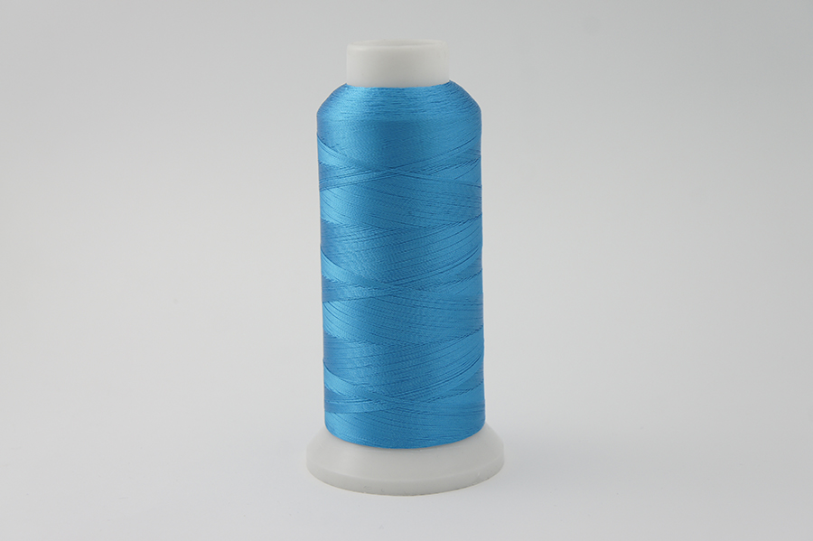 Нитки вишивальні MH 2742 м віскоза 100% блакитний яскравий 5788