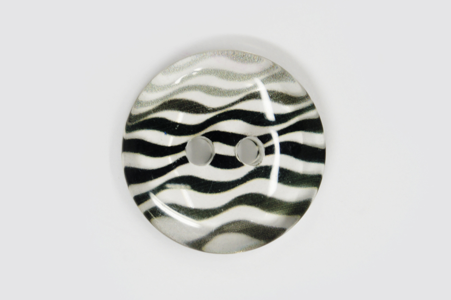 Гудзик 23 мм Mertbutton 2 отвори з принтом різнокольоровий СВ-045-36-777