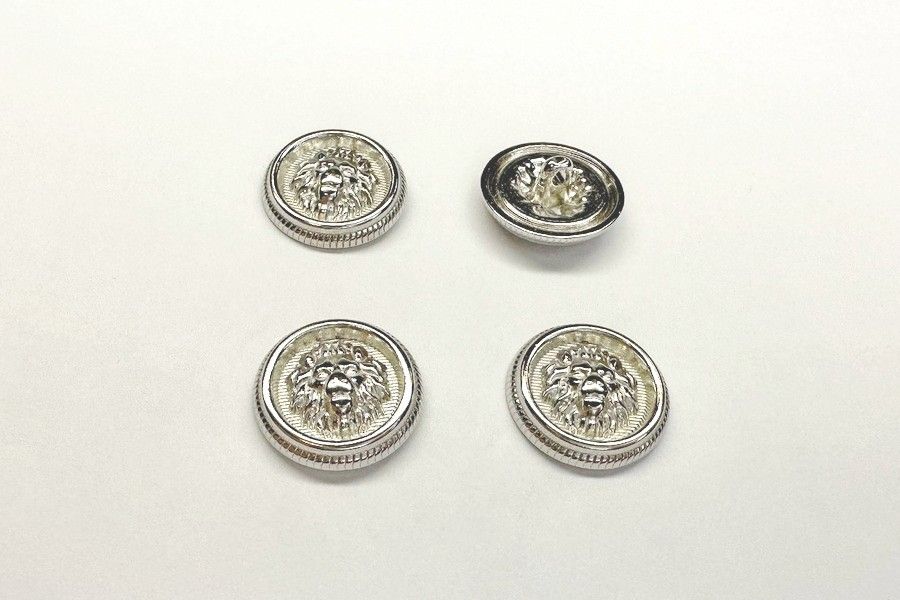 Гудзик на ніжці 20 мм Mertbutton нікель SMB-318