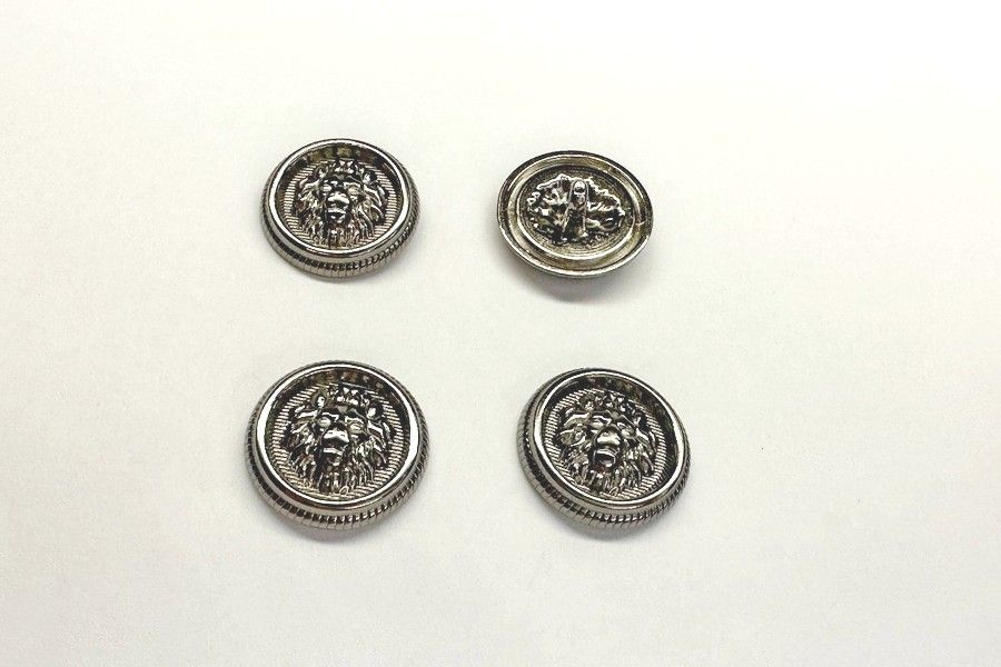 Гудзик на ніжці 15 мм Mertbutton нікель чорний SMB-318