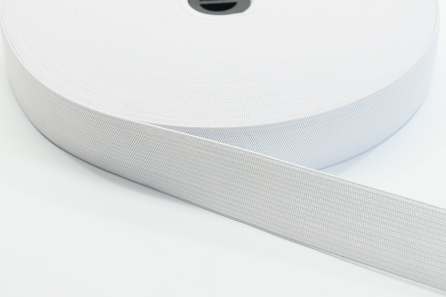 Тасьма еластична 20 мм MH в'язана білий