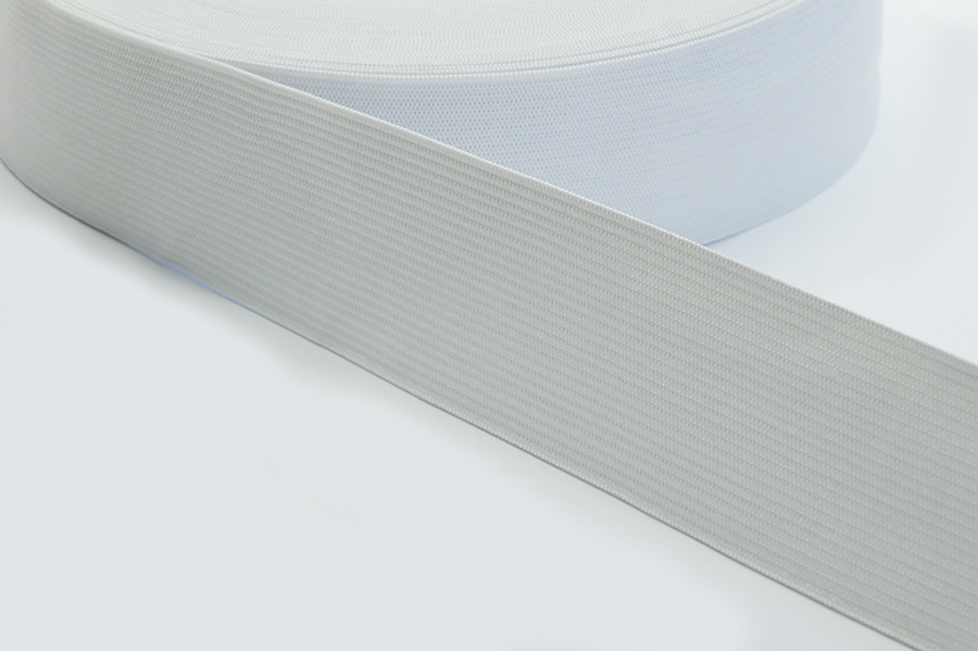 Тасьма еластична 40 мм MH в'язана білий