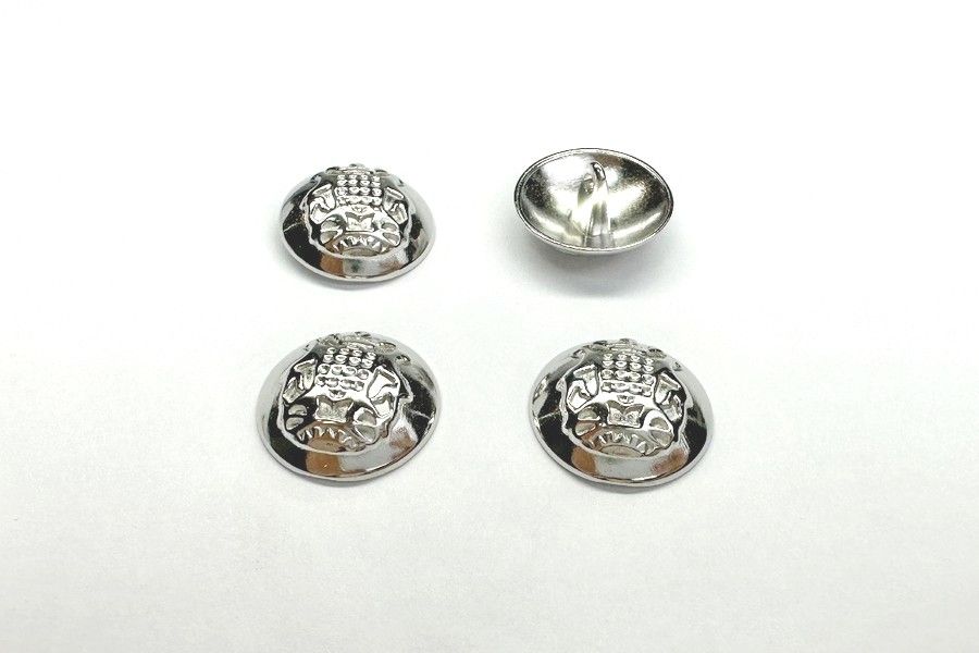 Гудзик на ніжці 20 мм Mertbutton нікель SMB-435