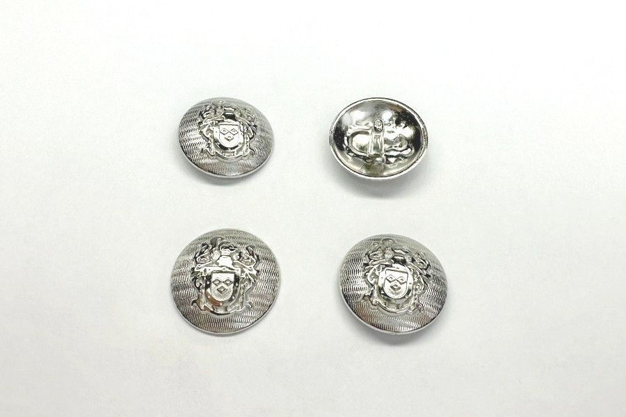 Гудзик на ніжці 23 мм Mertbutton нікель SMB-372