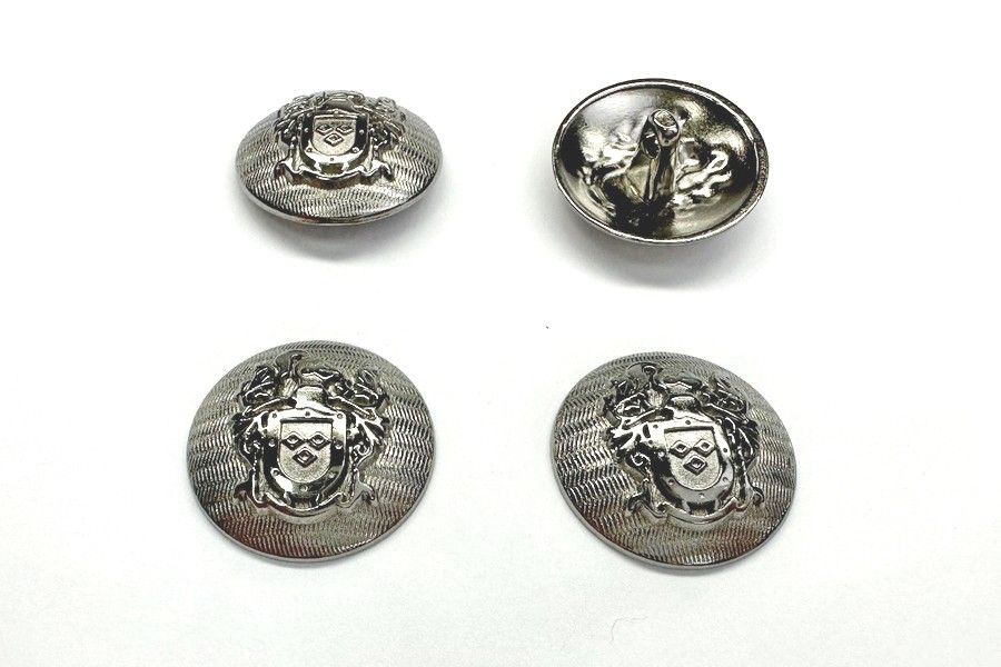 Гудзик на ніжці 15 мм Mertbutton нікель чорний SMB-372