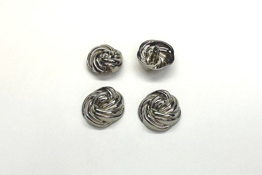 Гудзик на ніжці 23 мм Mertbutton нікель чорний SMB-422