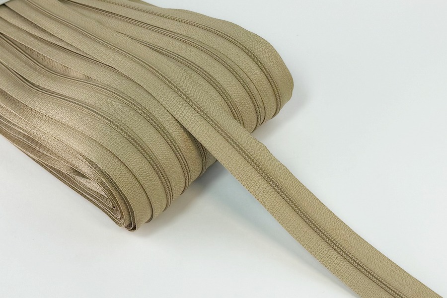 Блискавка рулонна MH Тип 3, вита бежевий золотистий