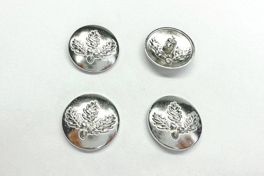 Гудзик на ніжці 15 мм Mertbutton нікель SMB-286