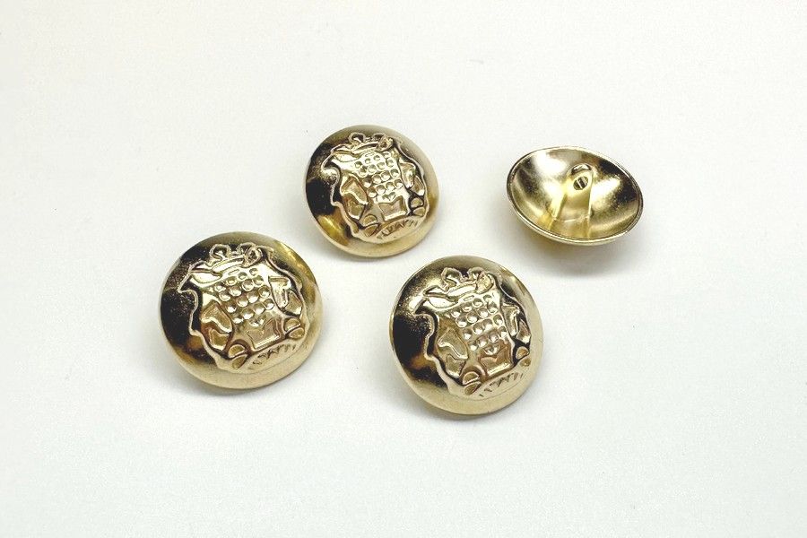Гудзик на ніжці 20 мм Mertbutton золото SMB-435