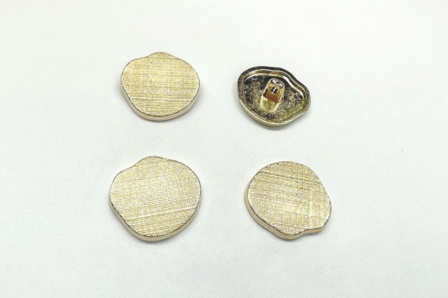 Гудзик на ніжці 32 мм Mertbutton золото SMB-211