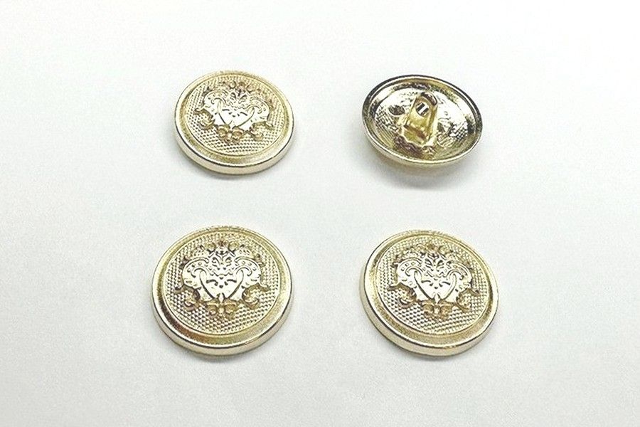 Гудзик на ніжці 15 мм Mertbutton золото SMB-7165