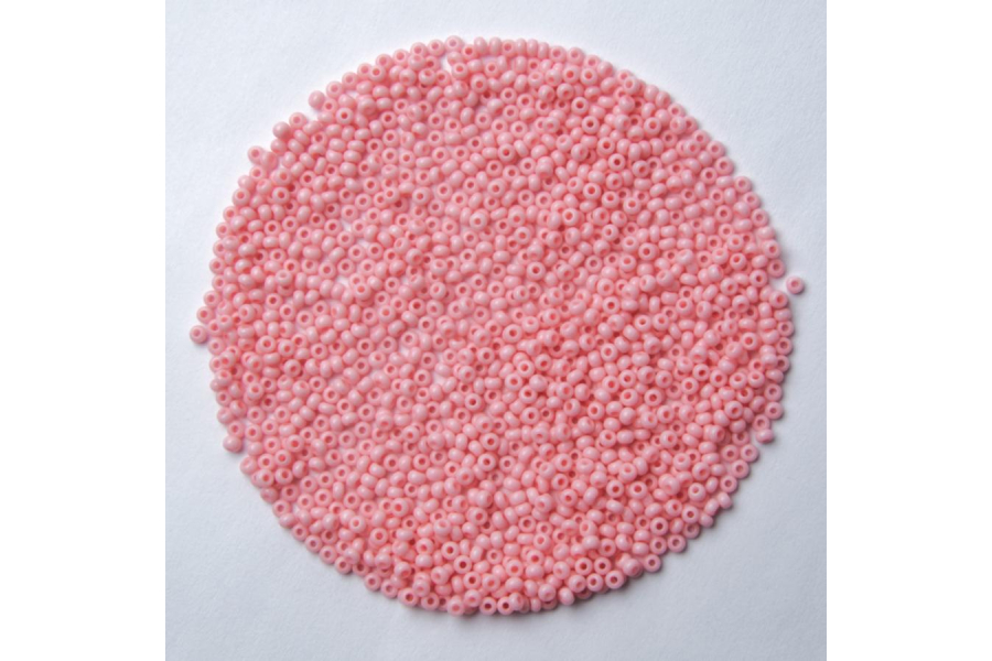 Бісер Preciosa 03291 №10 крейда кольоровий рожевий 2,3 мм