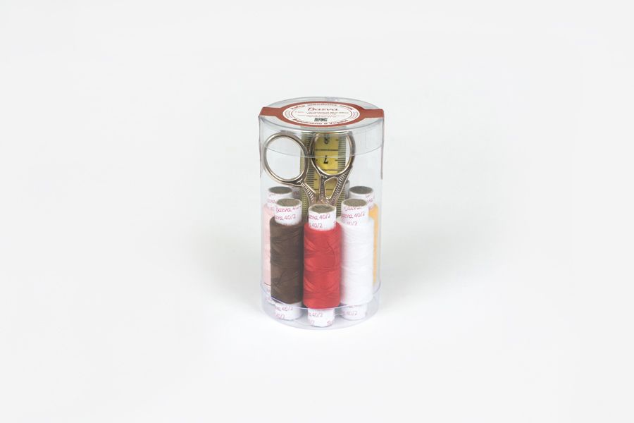 Набір ниток швейних Barva набір поліестер 100% №40/2 7-М-777