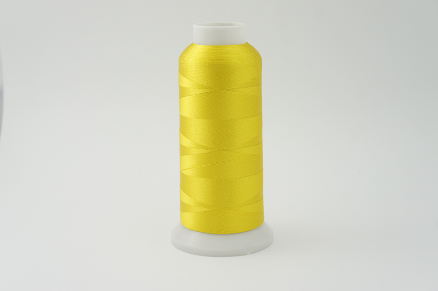 Нитки вишивальні MH 2742 м віскоза 100% жовтий яскравий 5349