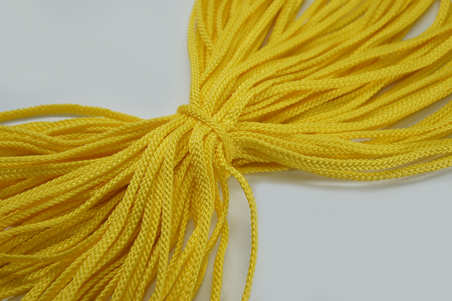 Шнур 5.0 мм для взуття 2330 жовтий канарейковий