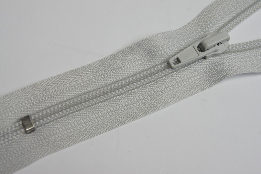 Блискавка MH Тип 4 сірий світлий 18 см