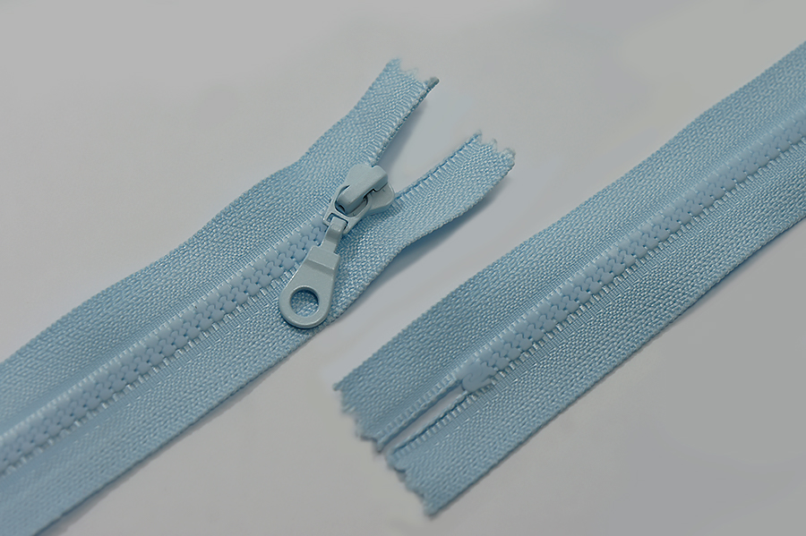 Блискавка MH Тип 3, нероз'ємні блакитний світлий 20 см