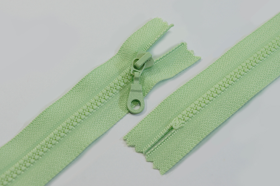 Блискавка MH Тип 3, нероз'ємні салатовий 20 см