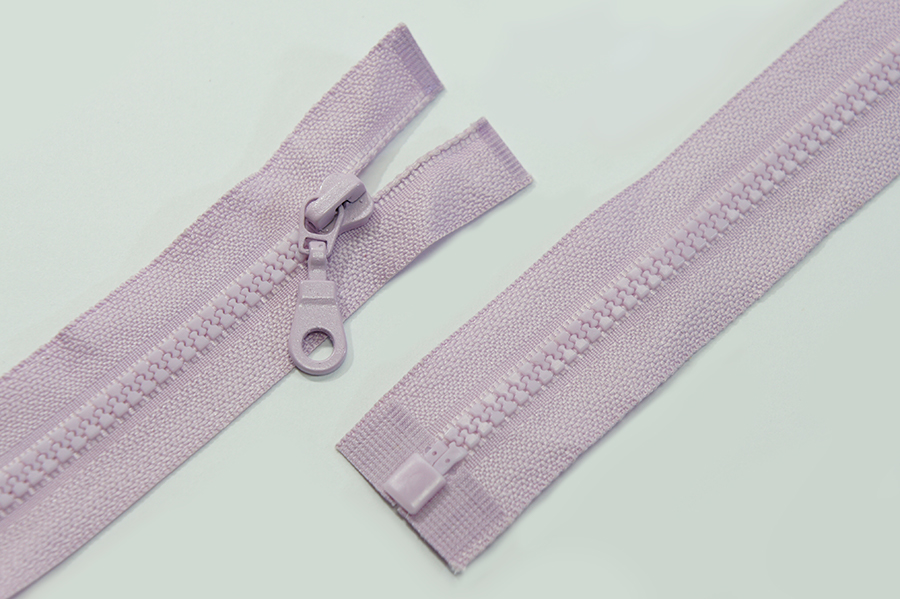 Блискавка MH Тип 3, 1 замок бузковий рожевий світлий 60 см