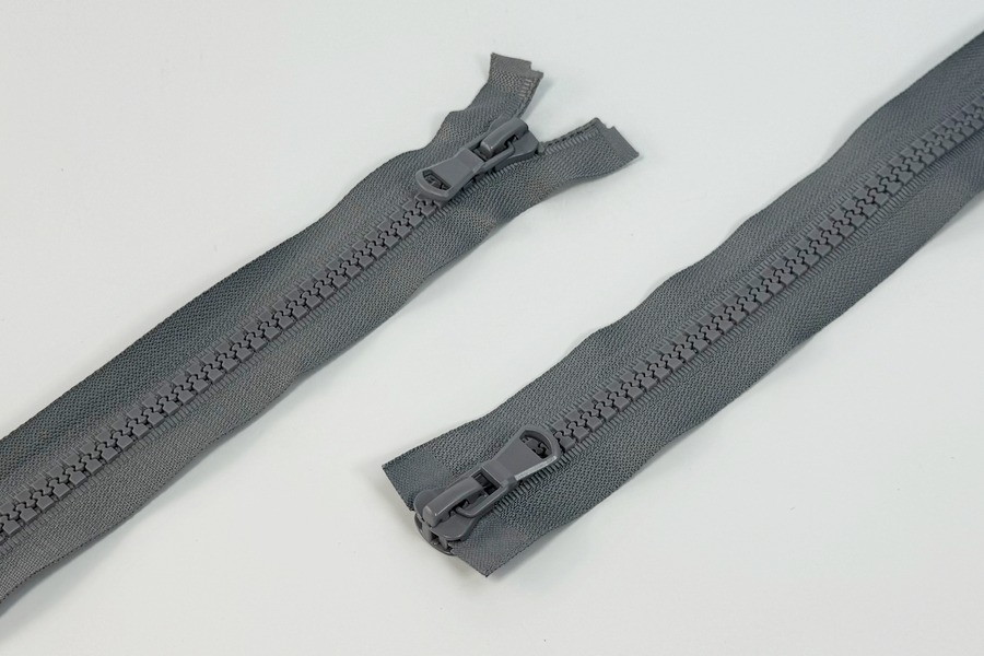 Блискавка MH Тип 10 сірий 90 см