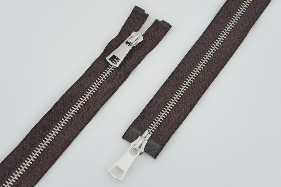 Блискавка MH Тип 5, 2 замка коричневий темний 90 см 5MTO-90-868-nik