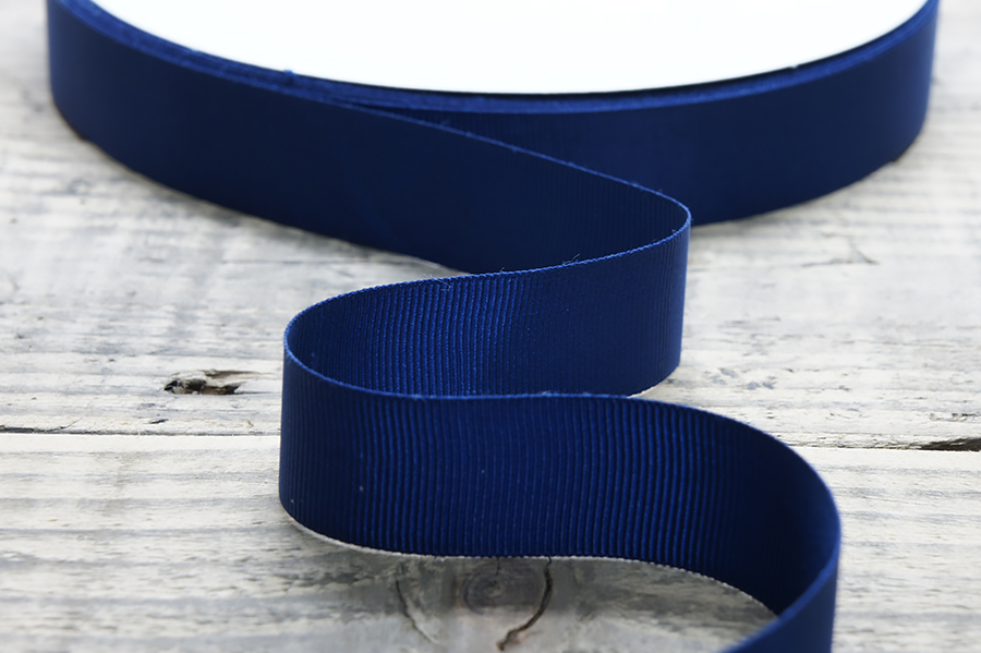 Тасьма 25 мм синій темний