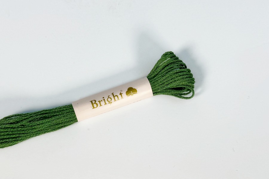 Муліне Bright бавовна зелений 3912