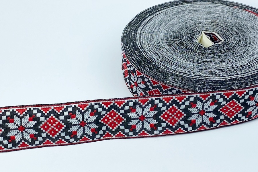 Тасьма 32 мм червоний 2В151-53-0812/0000