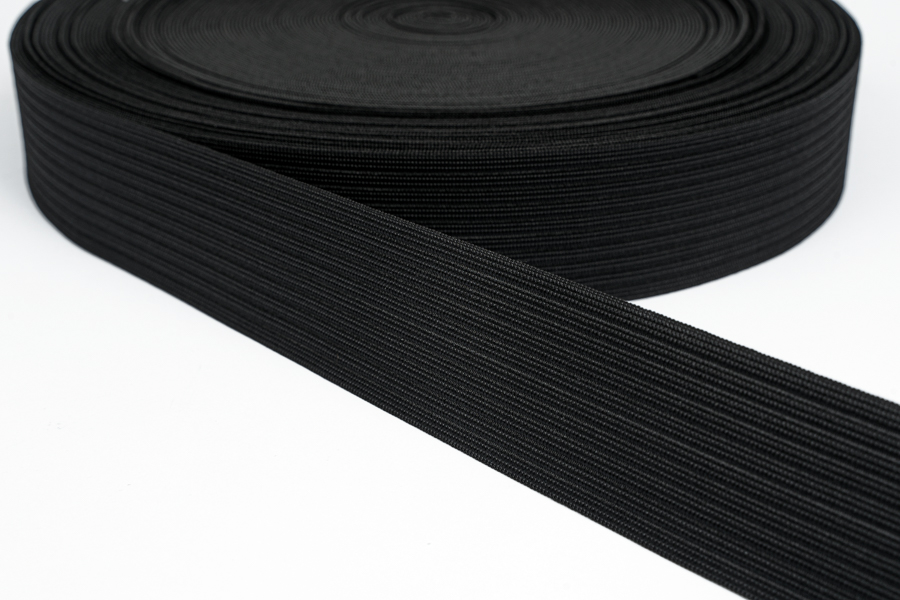 Тасьма еластична 50 мм бандажна чорний
