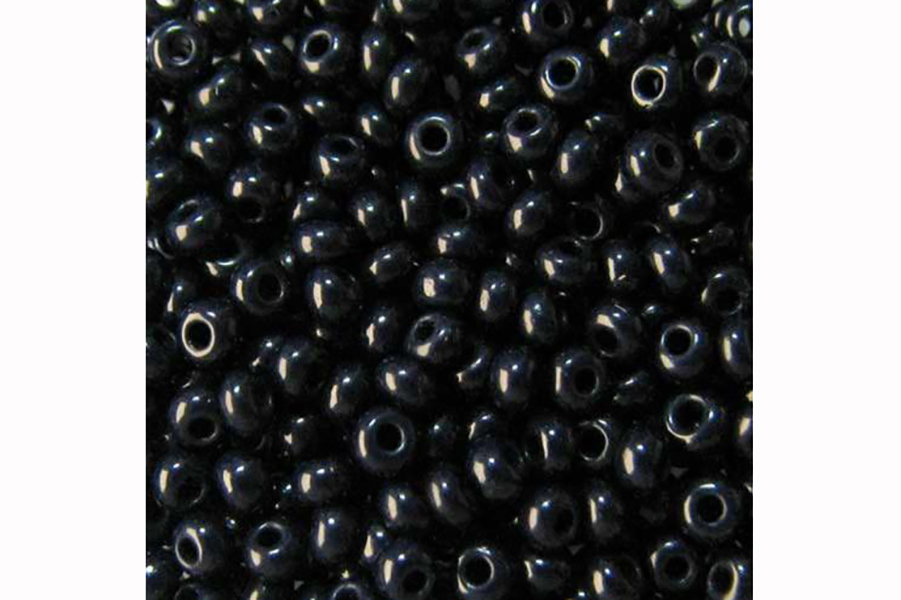 Бісер Preciosa 33080 №10 непрозорий натуральний синій дуже темний 2,3 мм