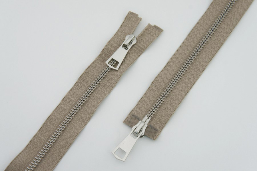 Блискавка MH Тип 5, 2 замка бежевий світлий 75 см 5MTO-75-573-nik