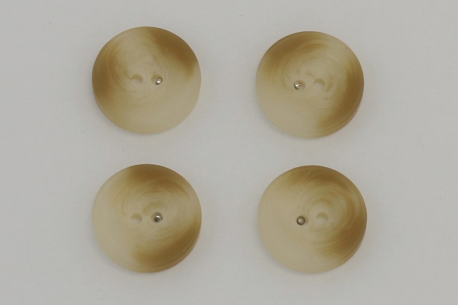 Гудзик 23 мм Mertbutton 2 отвори класичний бежевий