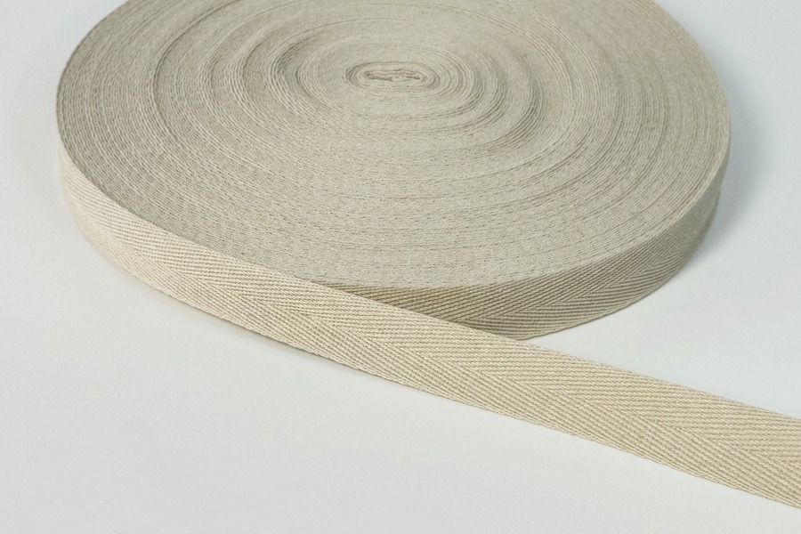 Стрічка кіперна 25 мм бежевий світлий