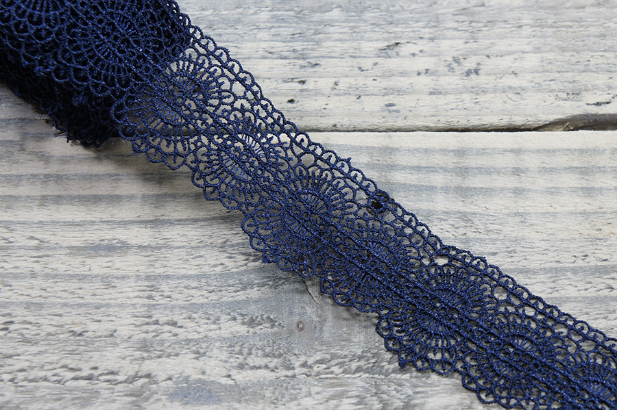 Мереживо гіпюр 40 мм Mertbutton зеленка