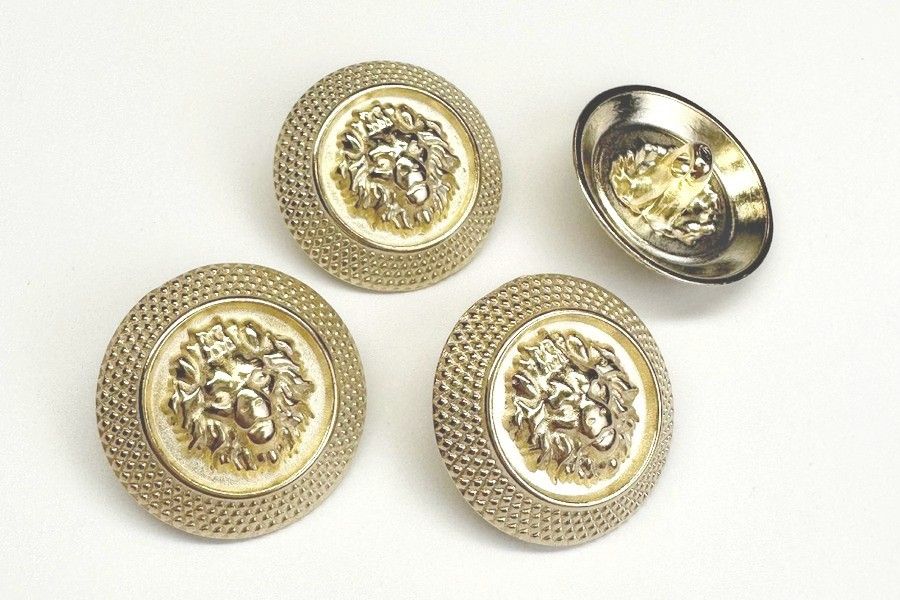 Гудзик на ніжці 15 мм Mertbutton золото SMB-375