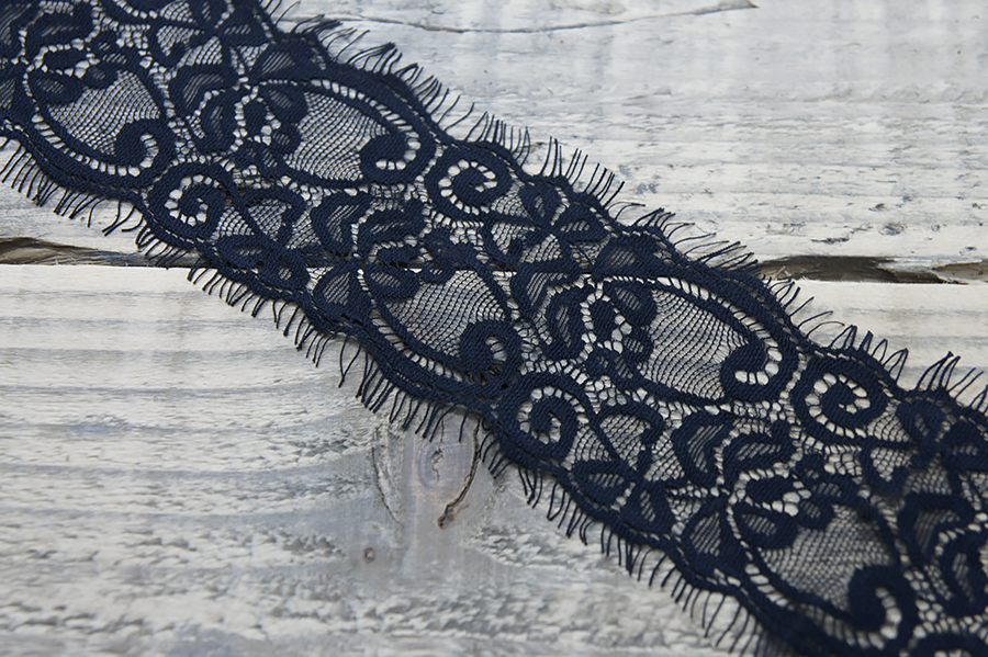 Мереживо шантільї 90 мм MH чорний