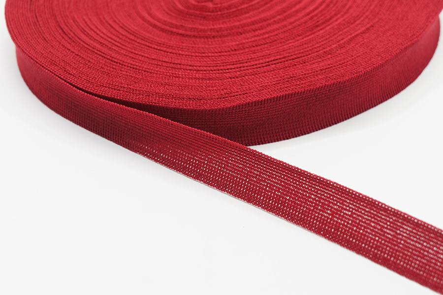 Тасьма 18 мм Лента в'язана рожевий темний 3-235-334021