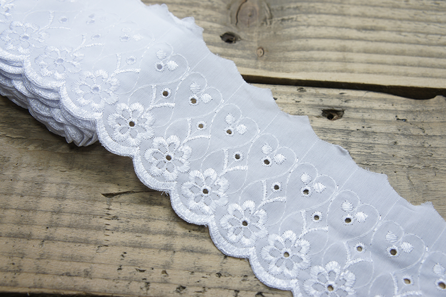 Прошва бавовна 80 мм SinemBro прошва білий 546-80-999